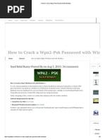 How to Crack a Wpa2-Psk Password with Windows