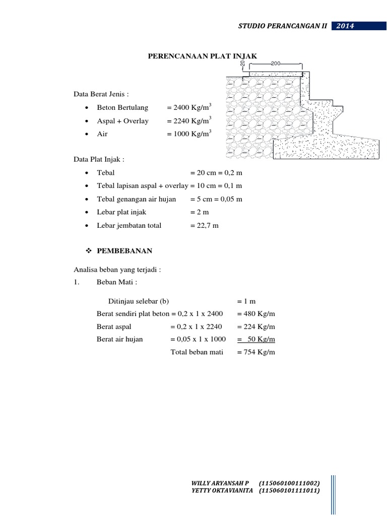 Plat Injak | PDF