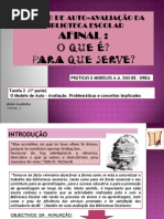 SESSÃO 2 - ACT. 1 - MODELO DE AUTO-AVALIAÇÃO DAS BE