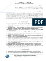 Acord de Prestare A Serviciilor de Acces La Informaţie Acces Pentru Autorităţile Publice Locale Şi Centrale La Banca Centrală de Date A Cadastrului B