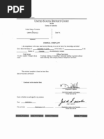 Omar Gonzalez Criminal Complaint