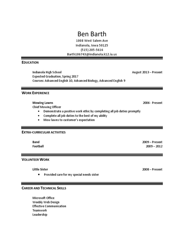 Resume - BB | PDF | Career & Growth | Business
