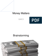 Money Matters Brainstorming