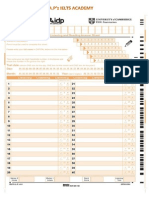 ielts writing answer sheet