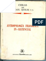 Quiles, Antropología Filosófica
