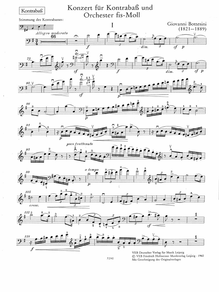 Bottesini Double Bass Concerto PDF