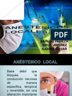 Anestésicos Locales