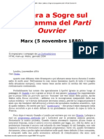 MIA - Marx_ Lettera a Sogre Sul Programma Del _i_Parti Ouvrier__i