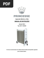 Manual Aquecedor Oleo Princesse RM-9