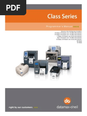 88 2316 01manual de Datamax