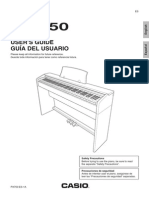 Casio PX-750 Manual Inst.