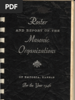 Download 1946 Emporia Kansas Masonic Roster  Report by delmottp SN24057397 doc pdf