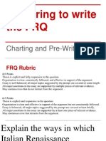 FRQ Pre-Writing & Charting