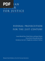 Download Federal Prosecution for the 21st Century by The Brennan Center for Justice SN240575244 doc pdf