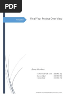 Final Year Project Over View: Group Members