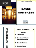 Bases e SubBase Pavimentacao