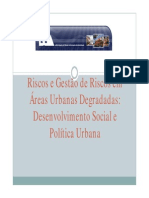 Gestao de Riscos em Areas Urbanas