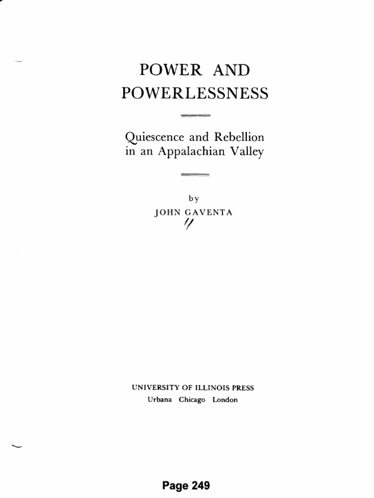 Power and Powerlessness by | PDF | Foreign Language Studies | Home & Garden