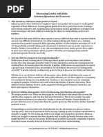 Download Discussing Gender with Kids Common Questions and Concerns by Gender Spectrum SN240595049 doc pdf