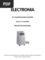 Manual Ar Condicionado Portatil Electronia TC-N12KRH - 1218323