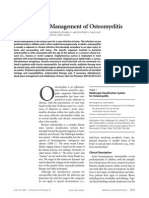 Diagnosis and Management of Osteomyelitis