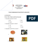 1st Periodical Test Health