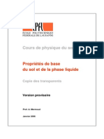 02-Propriétés de Base Du Sol Et de La Phase Liquide PDF