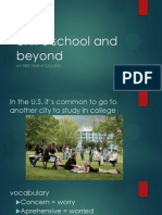 Unit 3 School and Beyond