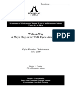 Walk-A-Way A Maya Plug-In For Walk Cycle Automation: Kajsa Karolina Christiansson June 2009