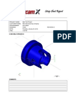 Setup Sheet Report: Lathe Default