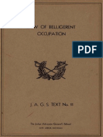 Law of Belligerent Occupation 11