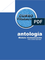 Antología Curso Titulación