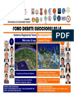 Foro Debate Elecciones Tacna 2014