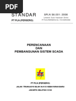 Download Spln s6001 2008 Perencanaan Dan Pembangunan Sistem Scada by dee1985 SN240647222 doc pdf