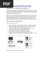 Download How to Build Your Own IPTV by rhadisubrata SN24064974 doc pdf