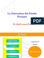Estructura Del Estado Peruano.[1]