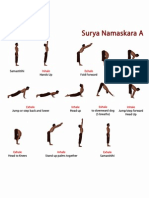 suryanamaskara (sun salutations) A + B