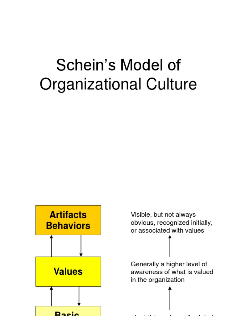 Scheins Model of Organiza | PDF