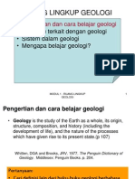 Module 1 - Geologi