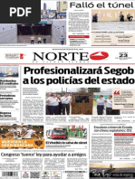 Periódico Norte edición del día 23 de septiembre de 2014