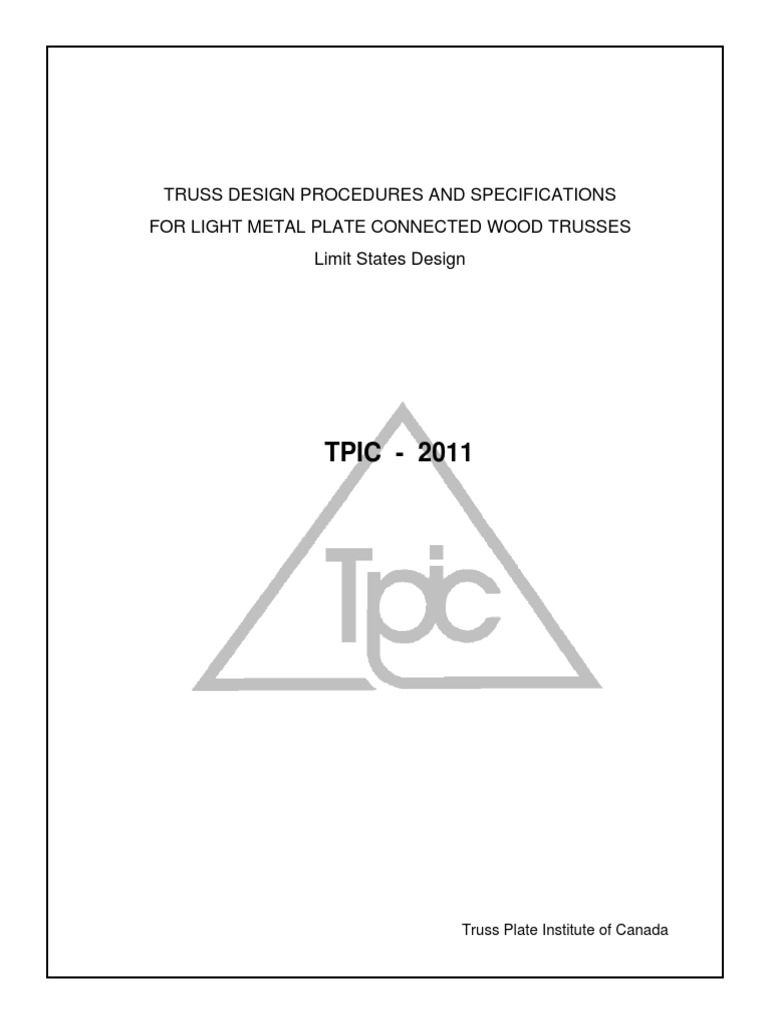 Tpic 2011 | PDF | Truss | Structural Steel