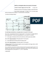 Solid Angle Subtended by a Rectangular Plane at Any Point in the Space