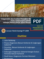 Diagenesis Dan Evolusi Porositas Batuan Karbonat Pada Lingkungan Subaerial