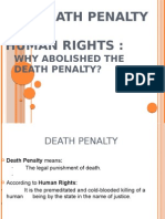 The Death Penalty V. Human Rights