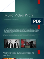 Music Video Pitch