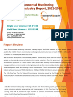 China Environmental Monitoring Instrument Industry Report, 2013-2016