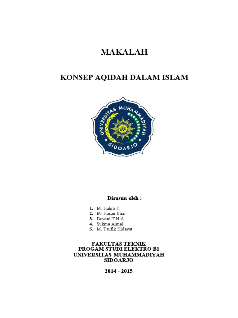 MAKALAH AQIDAH DALAM ISLAM