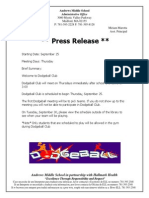 DodgeBall Press Release