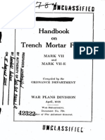 ODN 784 Handbook On Trench Mortar Fuzes 1918