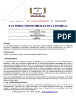 Temas Transversales de La Escuela PDF